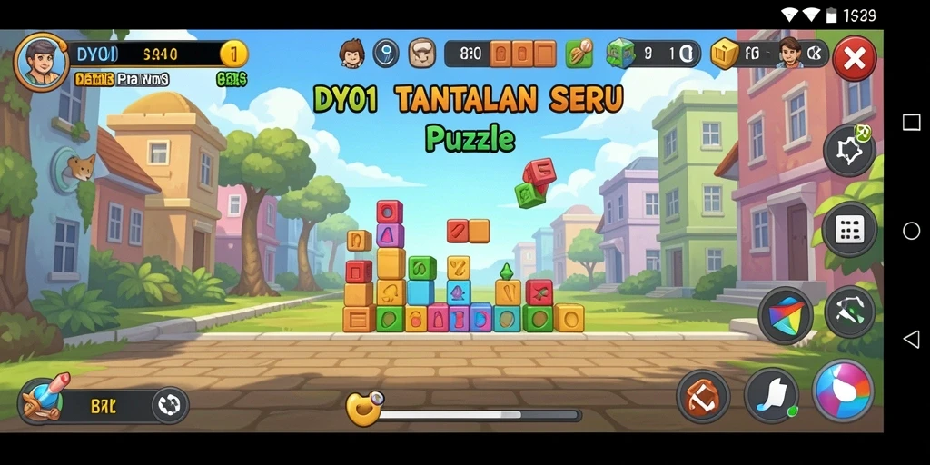Tampilan screenshot DY01 dengan gameplay Puzzle yang seru.