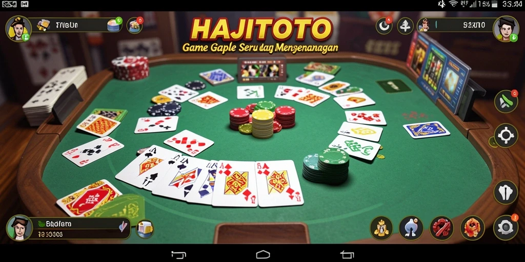Tampilan gameplay seru Gaple di HAJITOTO.