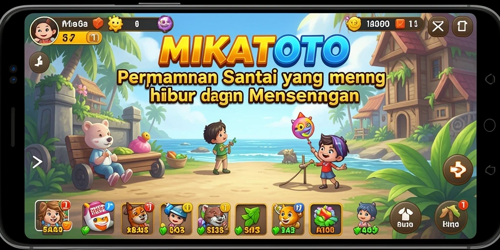 Screenshot gameplay MIKATOTO yang menampilkan keseruan dan tantangan.