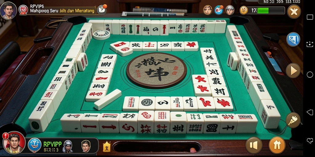 Tampilan gameplay RPVIP6 dengan berbagai level Mahjong yang menarik.