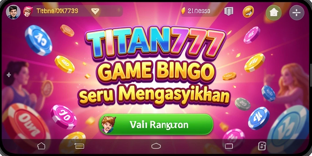Tampilan gameplay seru dari TITAN777 Bingo di layar utama.