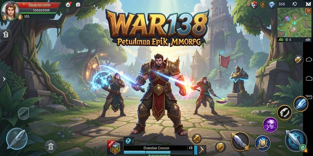 Tampilan gameplay <strong>WAR138</strong> yang seru dalam dunia MMORPG.